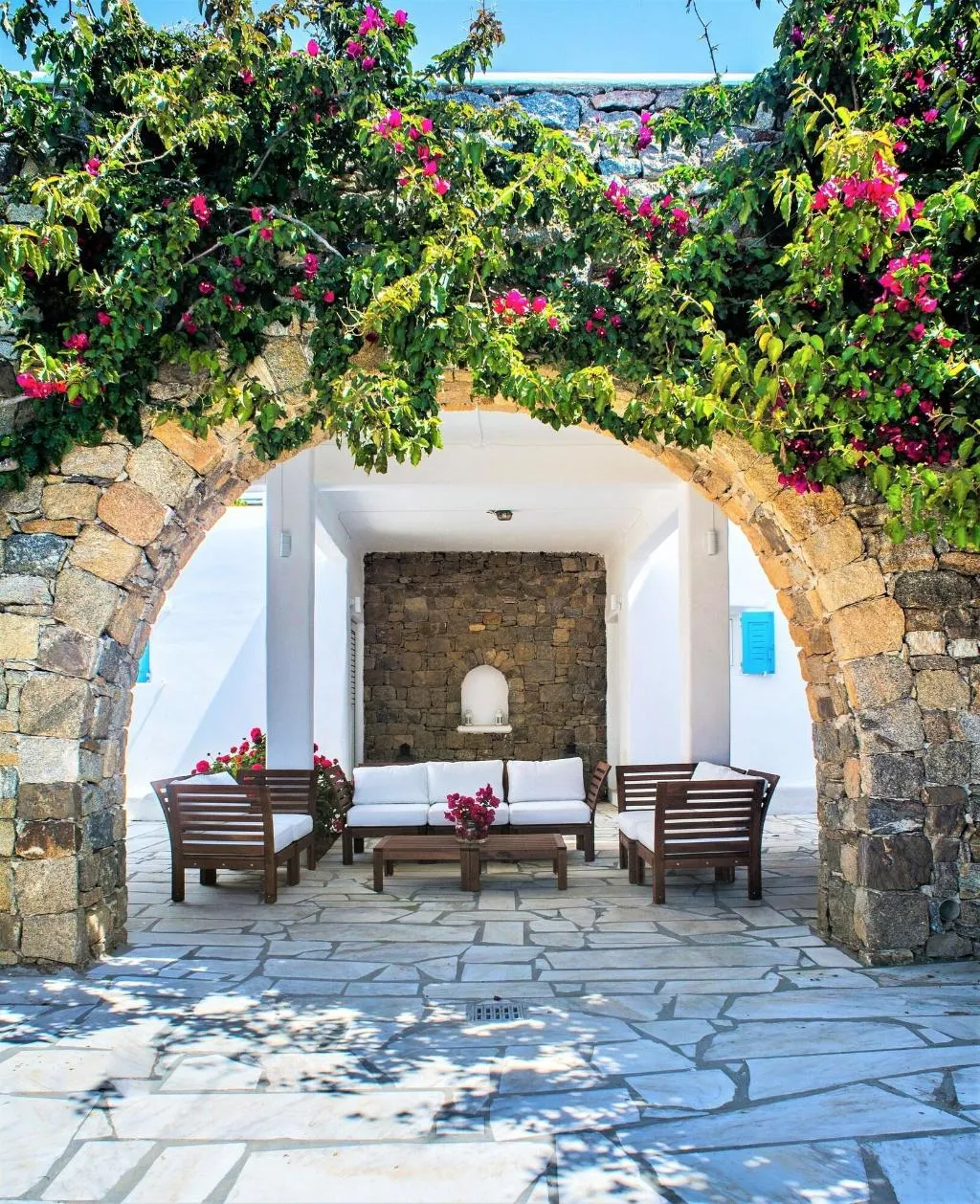Lobby, Aeri Villas, Mykonos