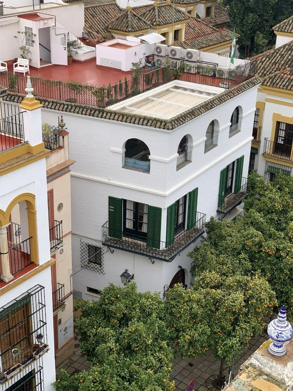 Terrace, Rey Don Pedro Luxury Home, Seville
