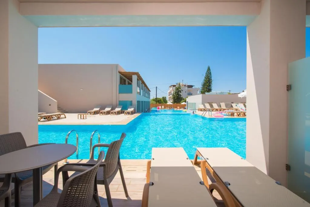 Terrace, Gouves Water Park Holiday Resort, Crete