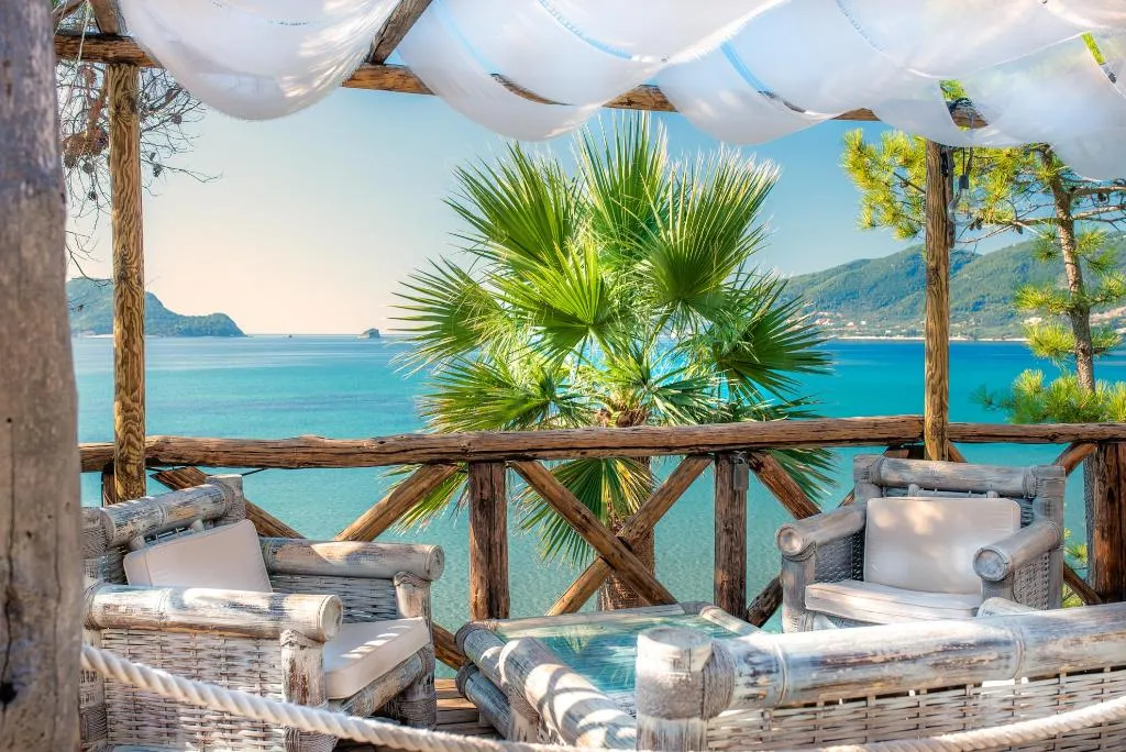 Terrace, Gloria Maris Hotel Suites & Villas, Zante