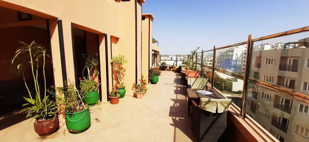 Terrace, New Farah Hotel, Agadir