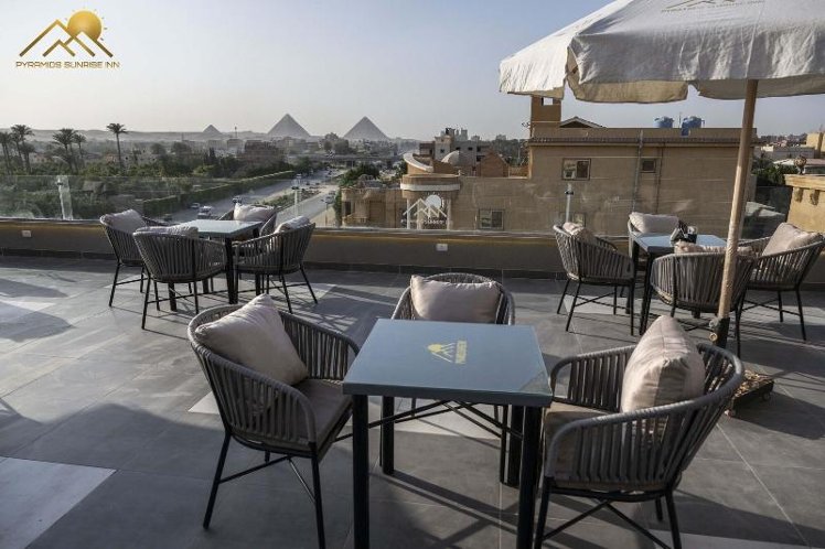 Terrace, Pyramids Sunrise Inn, Cairo
