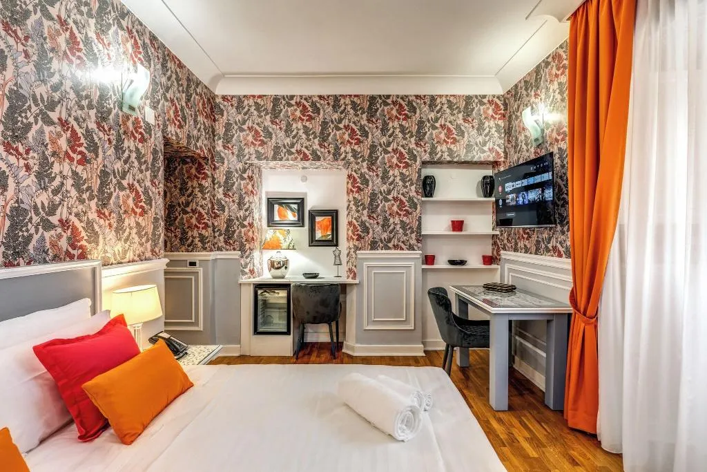 Room, Hotel Villa Mangili, Rome