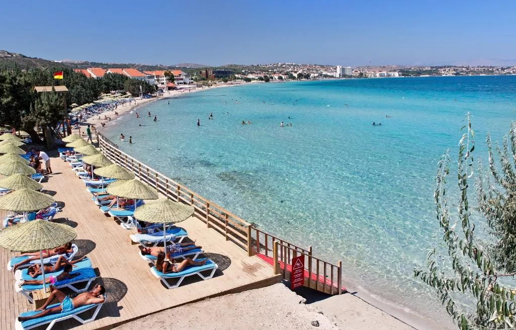 Beach, Altin Yunus Resort & Thermal Hotel, Izmir