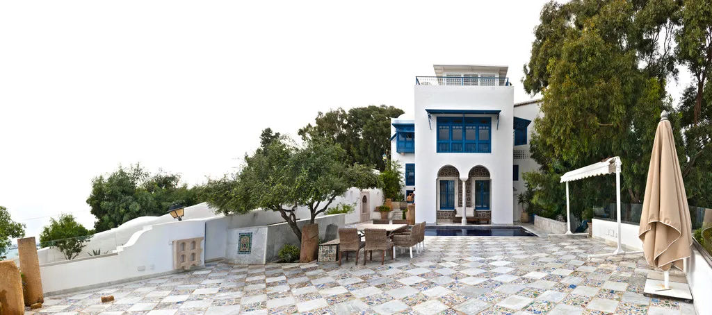 Terrace, La Villa Bleue, Tunisia