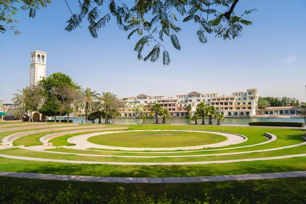 Terrace, Marriott Executive Apts Dubai, Green Community, Dubai