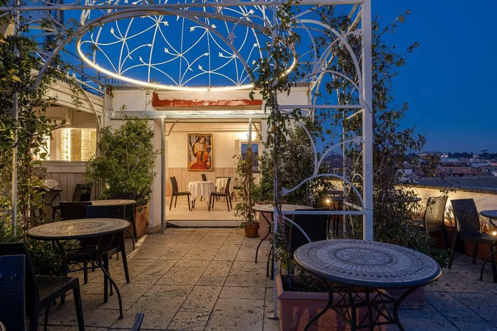Terrace, Antica Dimora Delle Cinque Lune, Rome