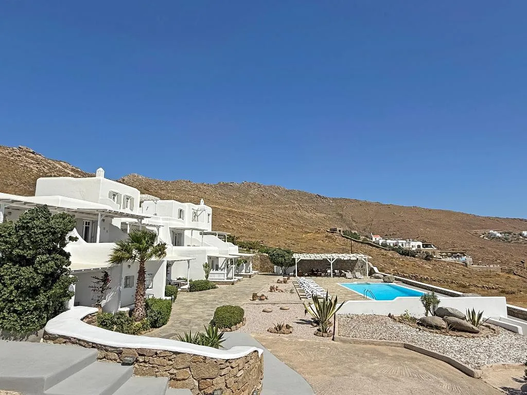 General view, Yakinthos Residence, Mykonos