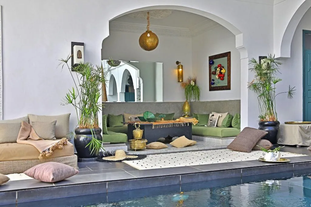 Lobby, Riad Anyssates, Marrakech