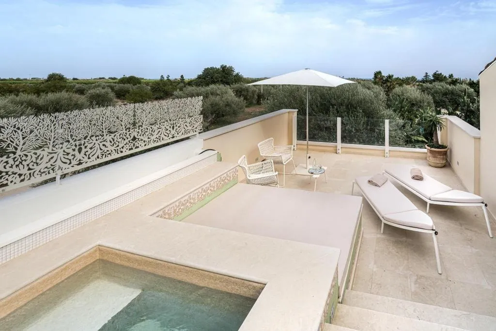 Terrace, Zahir Country House, Catania