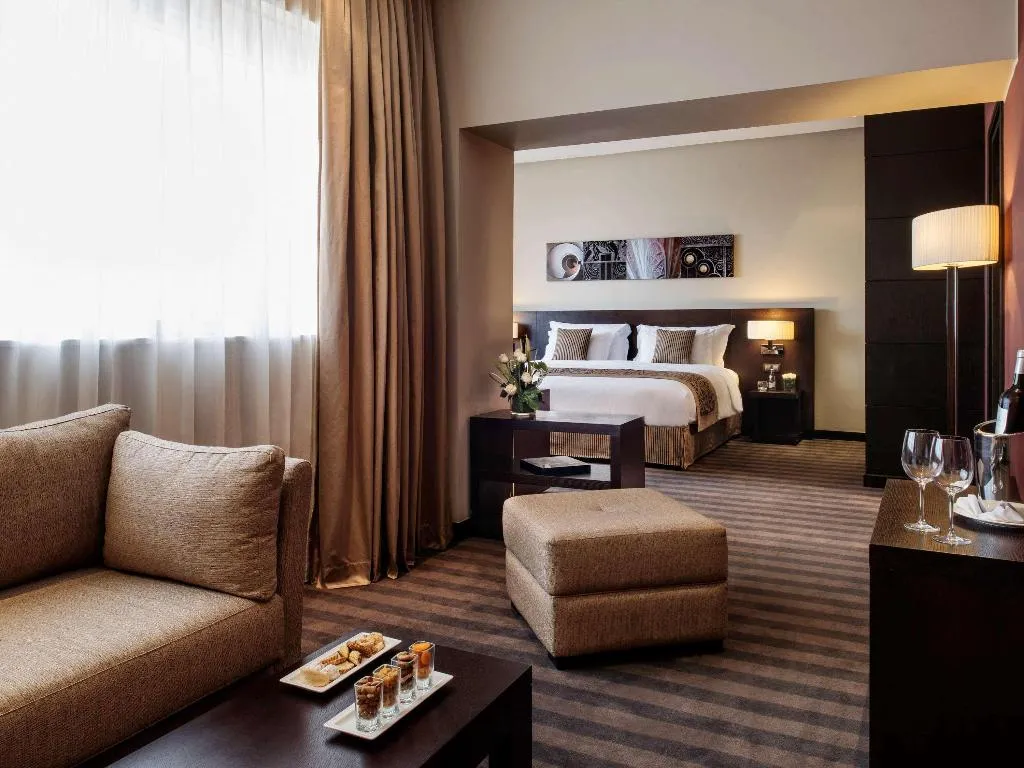 DOUBLE DELUXE QUEEN BED Room, Movenpick Hotel Casablanca, Casablanca