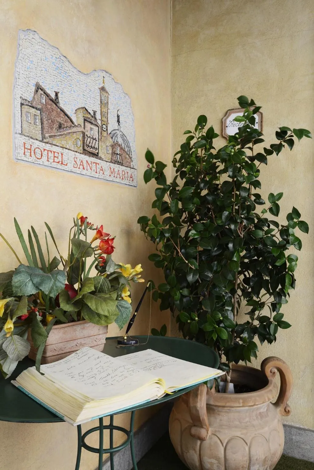 Lobby, Hotel Santa Maria, Rome