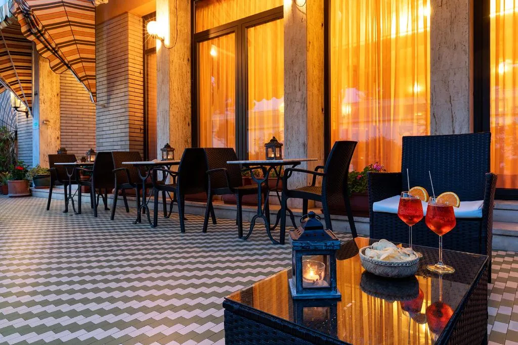 Terrace, Hotel Rivamare, Venice