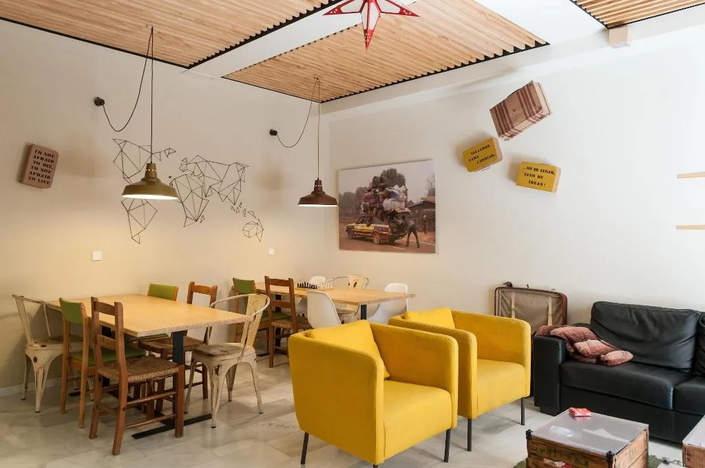 Lobby, The Nomad Hostel, Seville