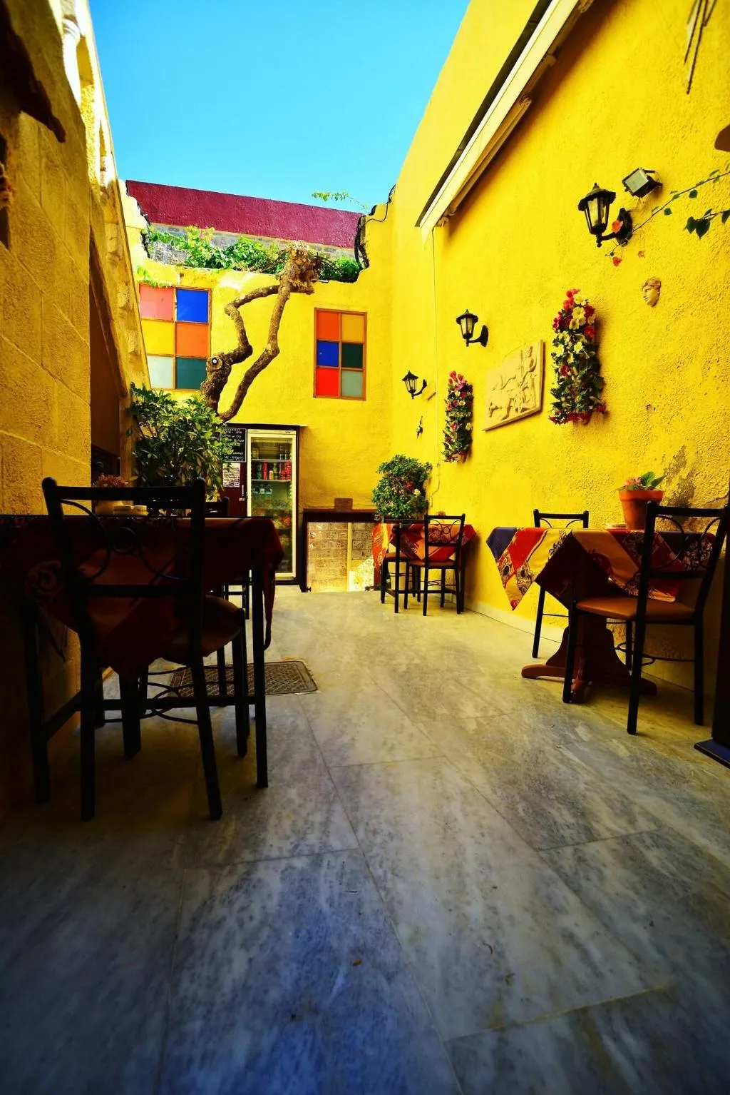 Restaurant, Olympos Pension, Rhodes