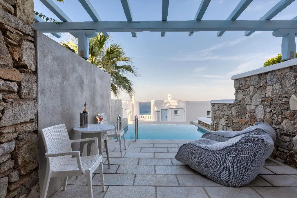 DOUBLE WITH PRIVATE POOL Room, Saint John Hotel Villas & Spa, Mykonos