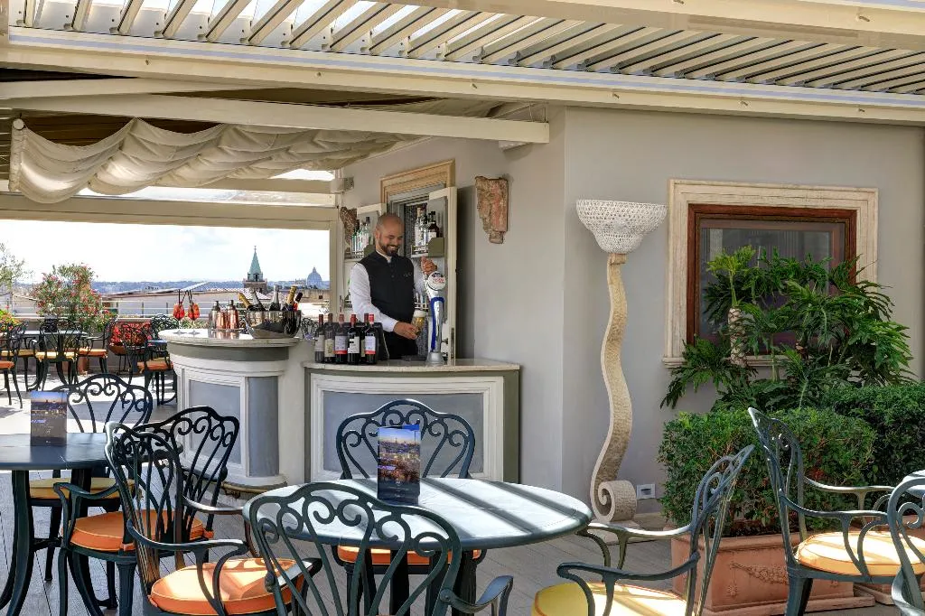 Bar, Marcella Royal - Rooftop Garden, Rome