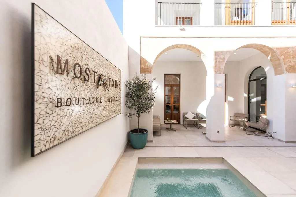 Terrace, Hotel Can Mostatxins, Majorca