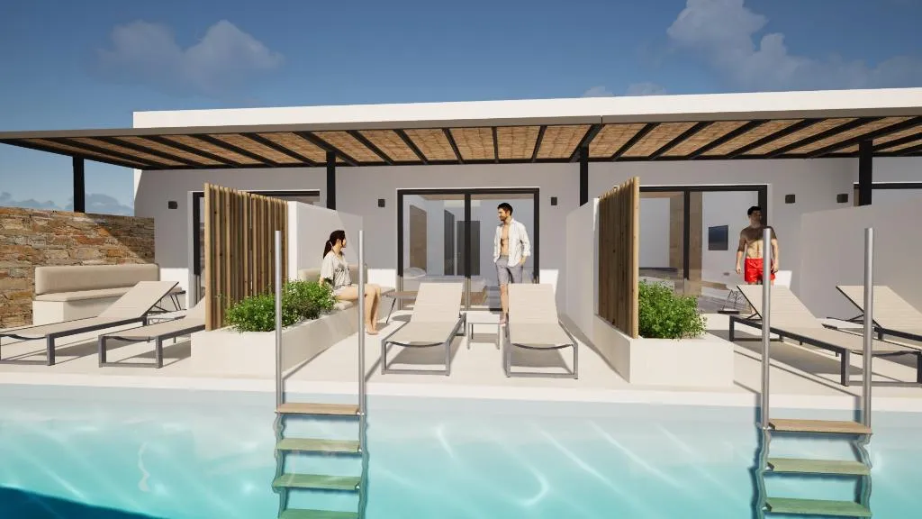 JUNIOR SUITE STANDARD Room, Aether Hotel, Skiathos