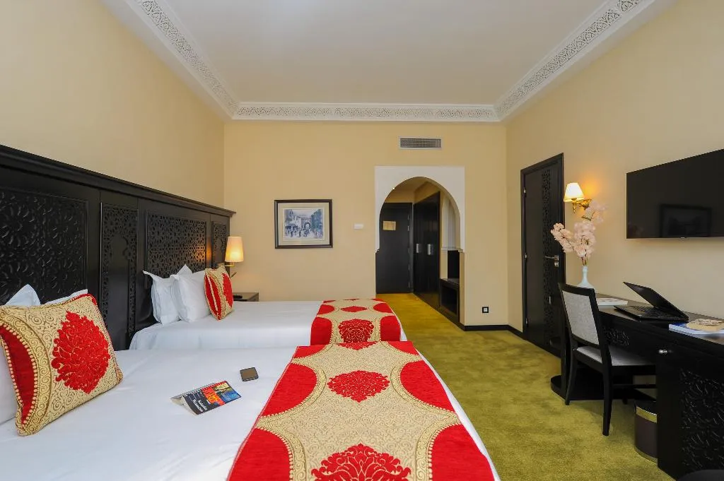 Double or Twin SUPERIOR POOL VIEW Room, Riad Ennakhil Hotel & SPA, Marrakech