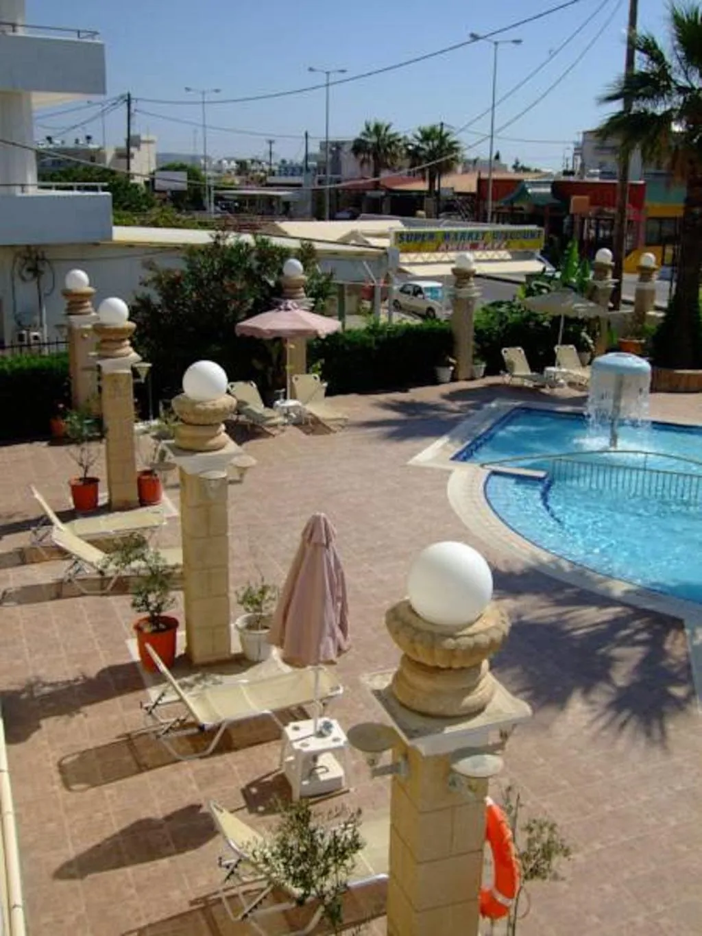 Terrace, Antonios Hotel, Rhodes