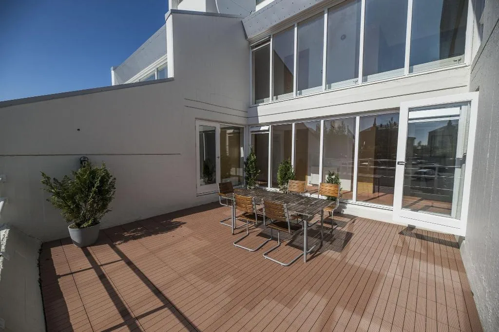 Terrace, Hotel Orkin, Reykjavik