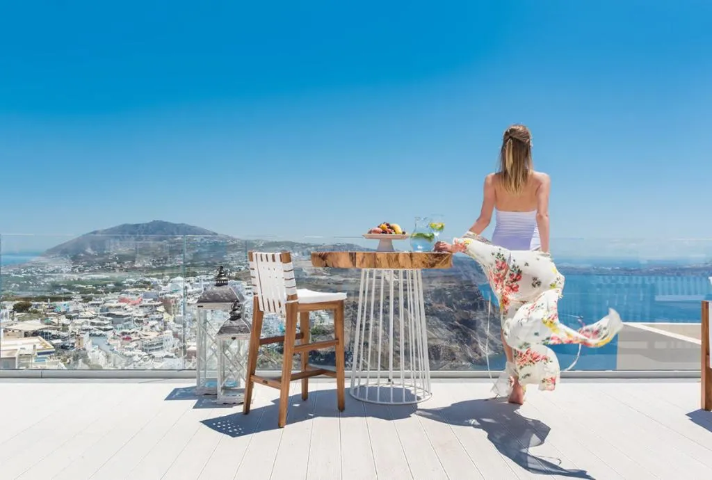General view, Mythical Blue Luxury Suites, Santorini