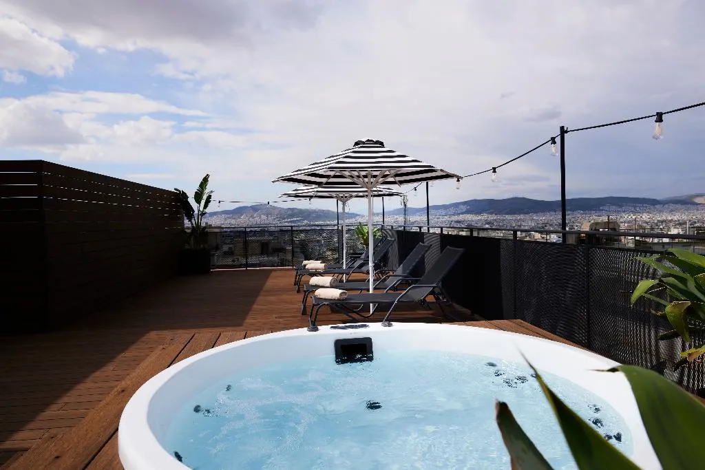 Terrace, Max Brown Hotel Downtown, part of the Sircle Coll, Athens