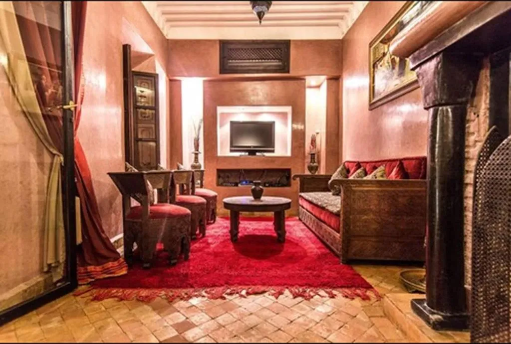 Lobby, Riad Elnoujoum, Marrakech