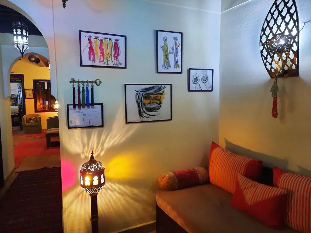 Lobby, Riad Aubrac, Marrakech