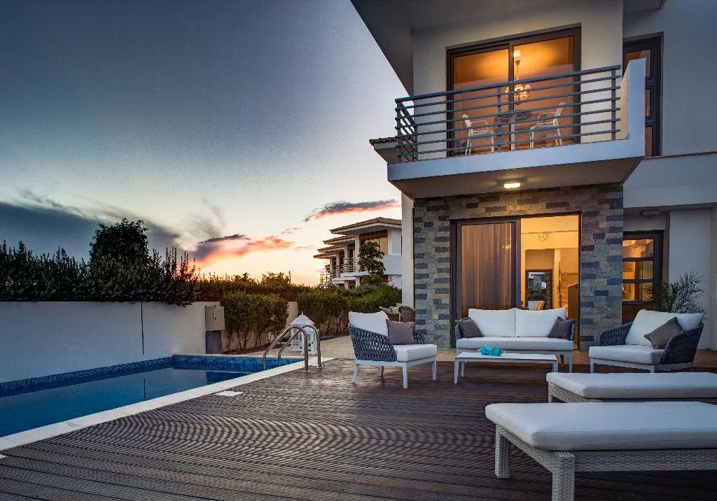 VILLA SEA VIEW WITH PRIVATE POOL Room, Atlantis Gardens Apartments & Villas, Cyprus