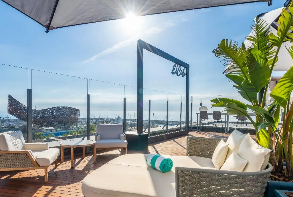 Terrace, Sofitel Barcelona Skipper, Barcelona
