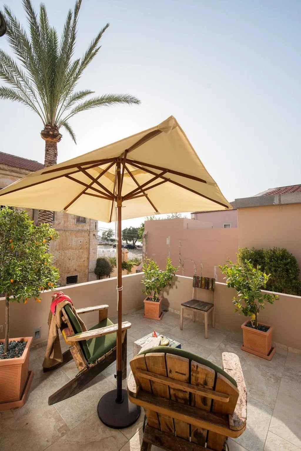 Terrace, La Maison Ottomane, Crete