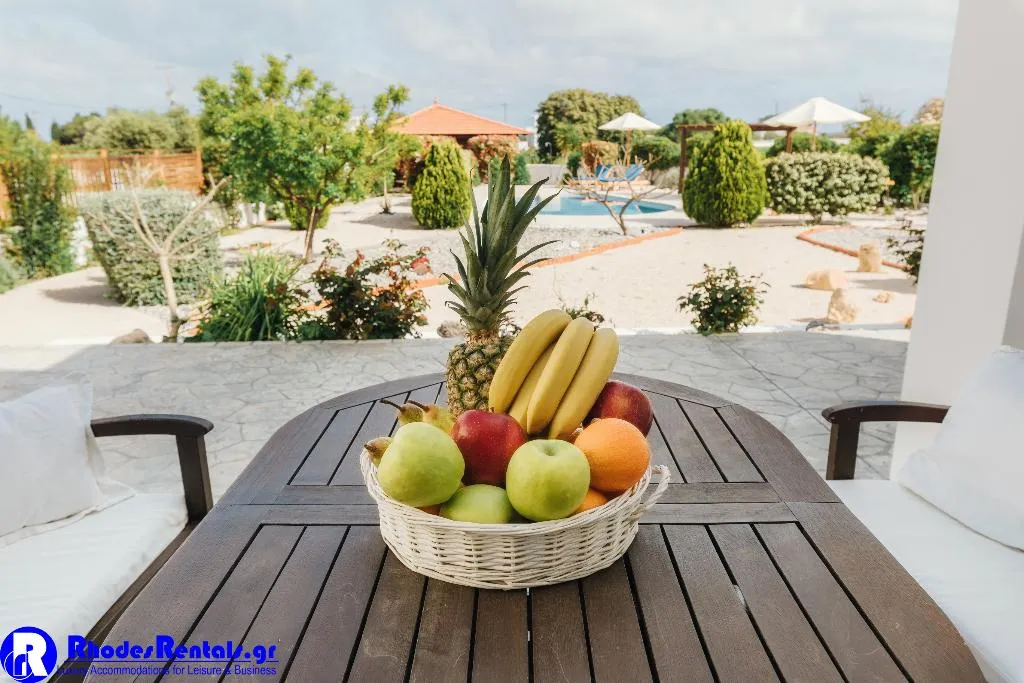 Terrace, Gennadi Dreams Holiday Villa, Rhodes