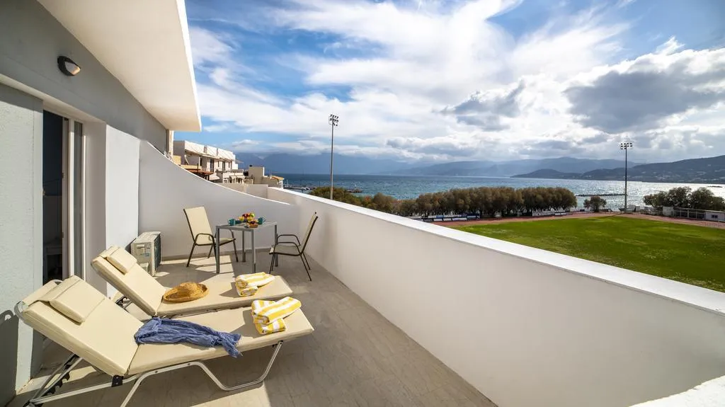 Double or Twin SUPERIOR SEA VIEW Room, Naiades Marina Hotel, Crete