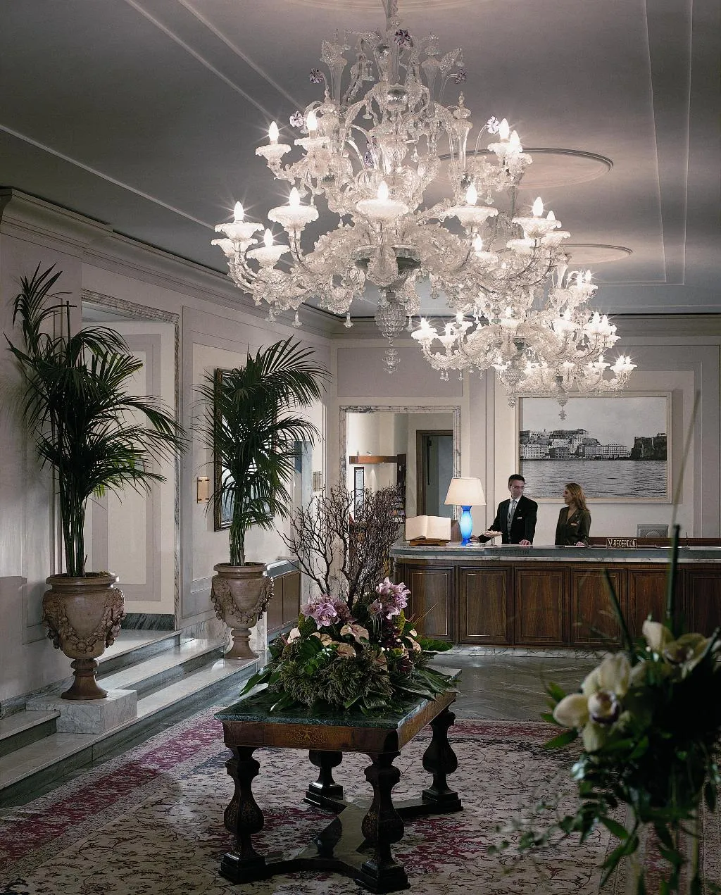 Lobby, Grand Hotel Vesuvio Naples, Naples