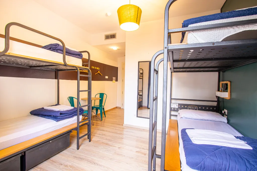 Bed in dormitory FEMALE ROOM WITH SHARED BATHROOM Room, Ostello Bello Firenze, Florence