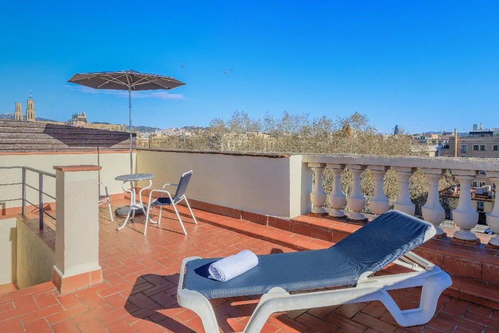 DOUBLE SINGLE USE WITH TERRACE Room, Del Mar, Barcelona