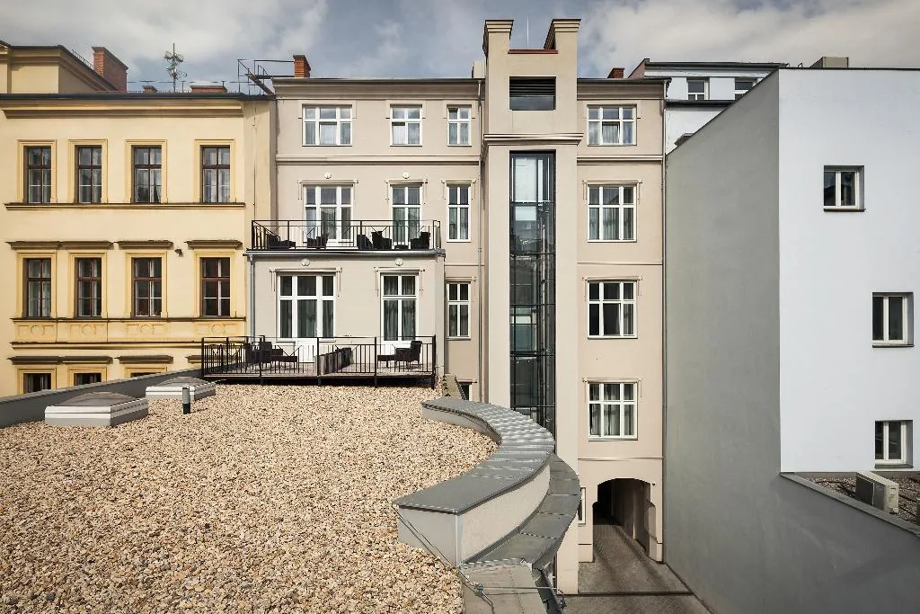 Terrace, Elizabeth Suites, Prague