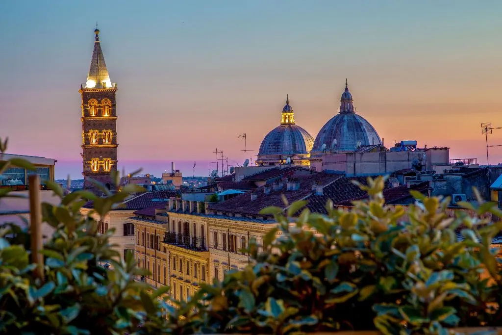 Terrace, Gioberti, Rome
