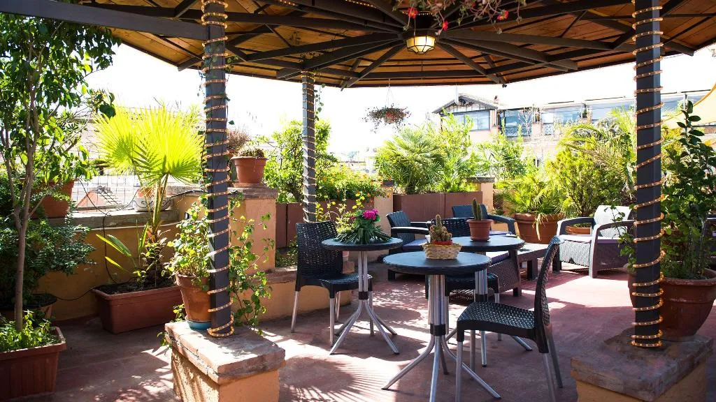 Terrace, Pantheon Inn, Rome