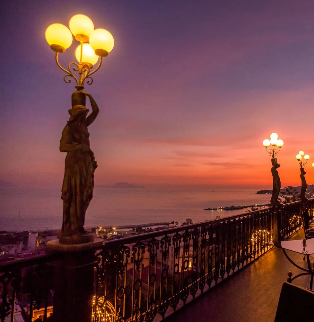 Terrace, Grand Hotel Parker's, Naples