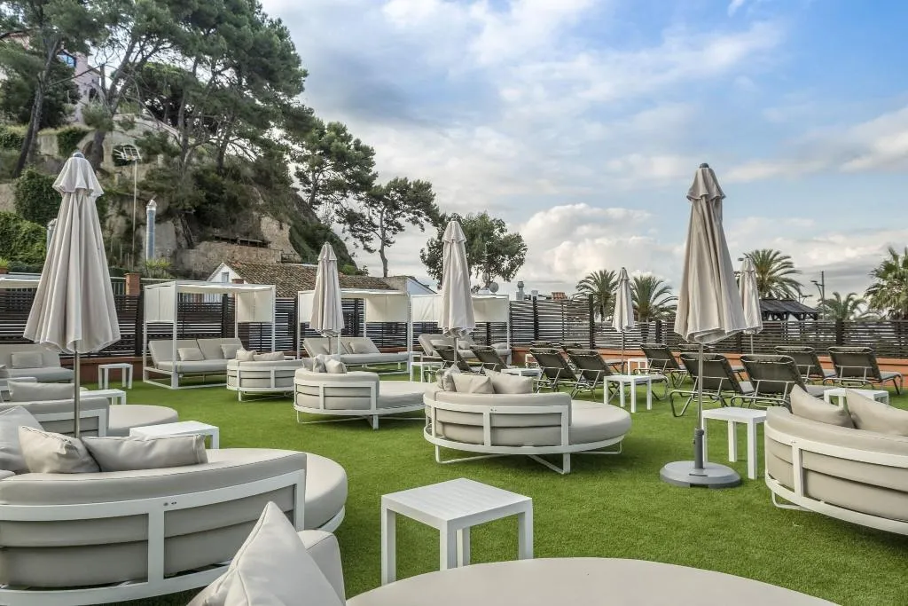 Terrace, Rosamar & Spa, Costa Brava