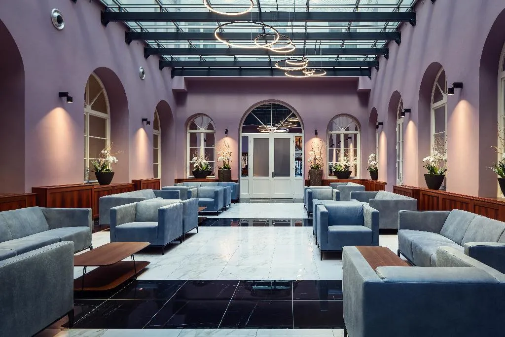 Lobby, Michelangelo Grand Hotel, Prague