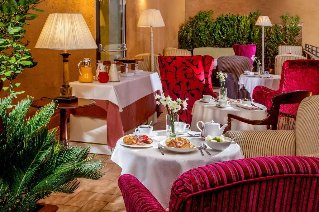 Restaurant, Hotel Monte Cenci, Rome