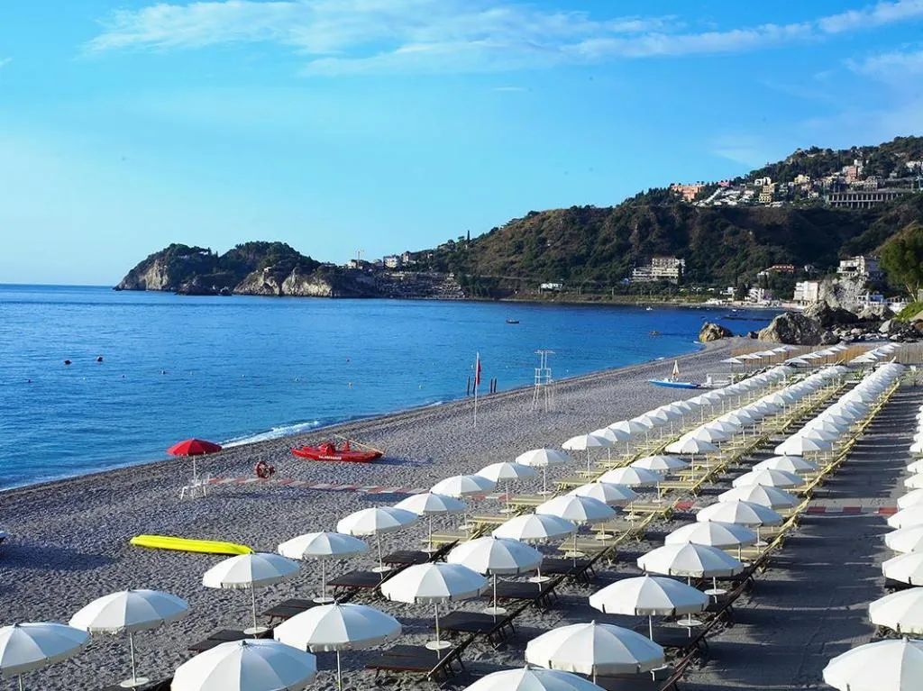 Beach, Grand Hotel San Pietro, Taormina