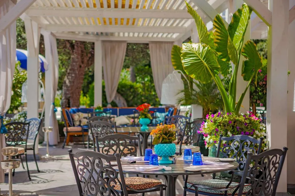 Restaurant, Grand Hotel San Pietro, Taormina