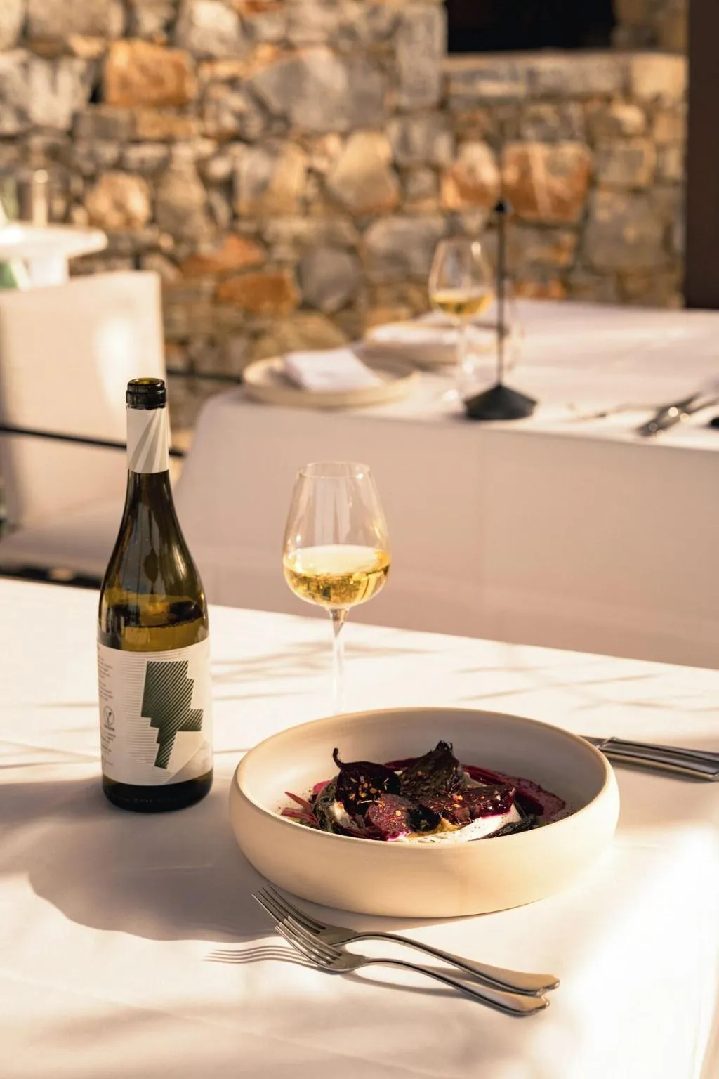 Restaurant, Phaea Blue, a member of SLH, Crete