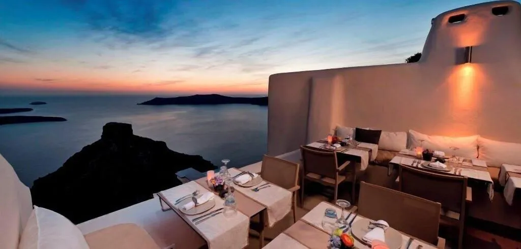 Restaurant, Kapari Natural Resort - member of Unique Lodges Na, Santorini