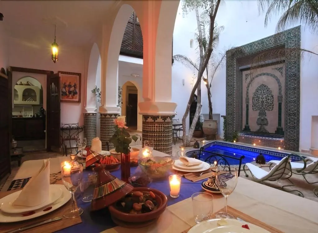 Restaurant, Riad Alma Mouassine, Marrakech